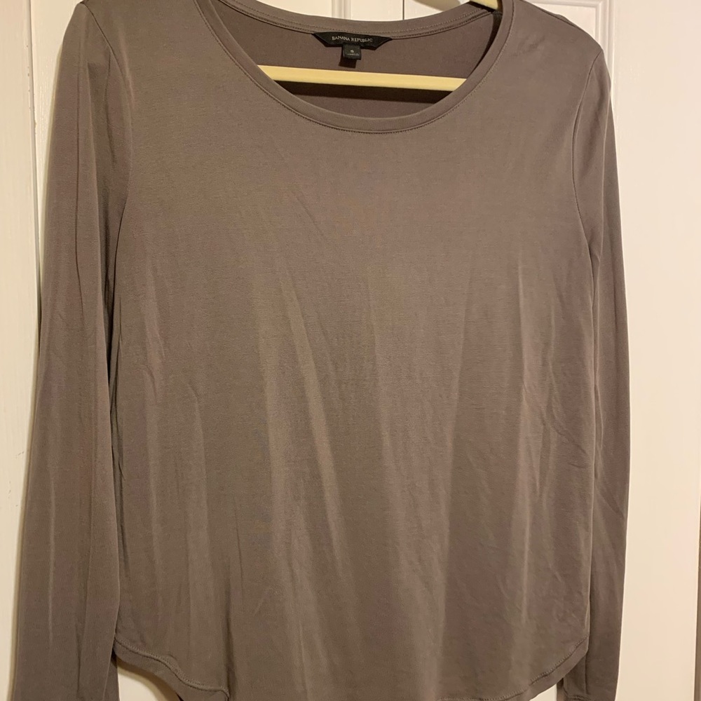 Banana Republic modal blend long sleeve small